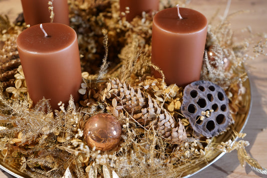 Adventskranz brown